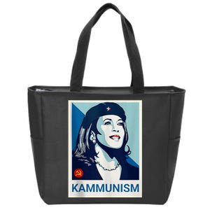 Awesome Kamala Harris Kammunism Communism Shepard Fairey Kamala Harris Forward Zip Tote Bag