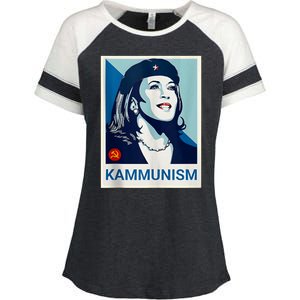 Awesome Kamala Harris Kammunism Communism Shepard Fairey Kamala Harris Forward Enza Ladies Jersey Colorblock Tee