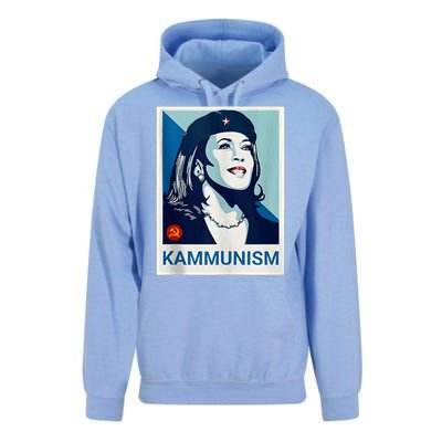 Awesome Kamala Harris Kammunism Communism Shepard Fairey Kamala Harris Forward Unisex Surf Hoodie