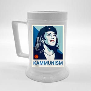 Awesome Kamala Harris Kammunism Communism Shepard Fairey Kamala Harris Forward Beer Stein