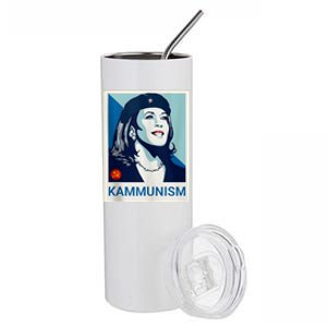 Awesome Kamala Harris Kammunism Communism Shepard Fairey Kamala Harris Forward Stainless Steel Tumbler