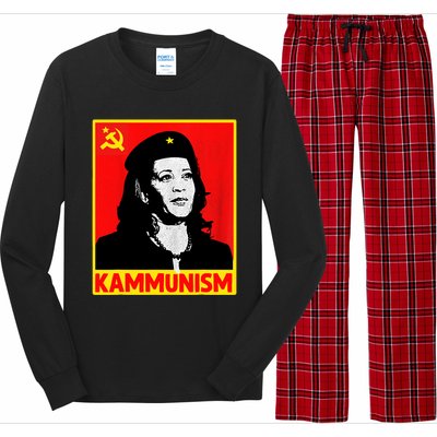 Awesome Kamala Harris Kammunism Communism Harris Walz 2024 Long Sleeve Pajama Set