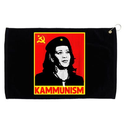 Awesome Kamala Harris Kammunism Communism Harris Walz 2024 Grommeted Golf Towel