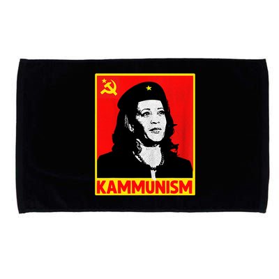 Awesome Kamala Harris Kammunism Communism Harris Walz 2024 Microfiber Hand Towel