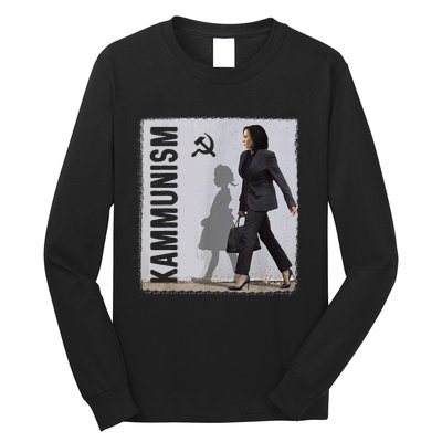 Awesome Kamala Harris Kammunism Communism Harris Walz 2024 Long Sleeve Shirt