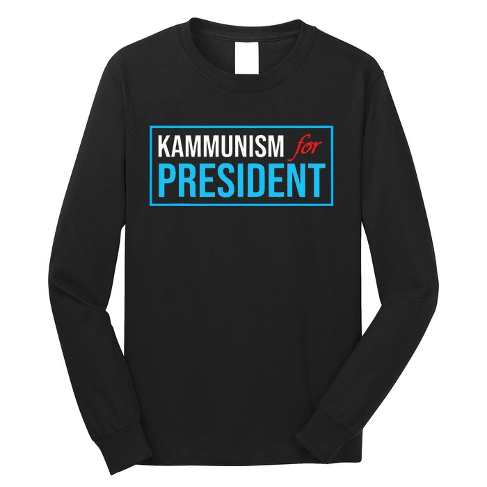 Awesome Kamala Harris Kammunism Communism Harris Walz 2024 Long Sleeve Shirt