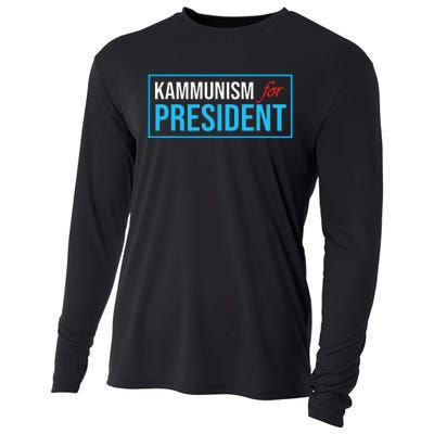 Awesome Kamala Harris Kammunism Communism Harris Walz 2024 Cooling Performance Long Sleeve Crew