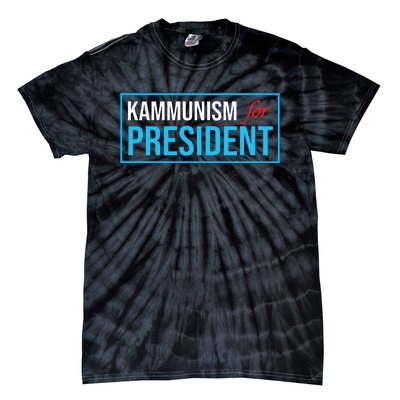 Awesome Kamala Harris Kammunism Communism Harris Walz 2024 Tie-Dye T-Shirt