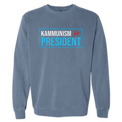 Awesome Kamala Harris Kammunism Communism Harris Walz 2024 Garment-Dyed Sweatshirt