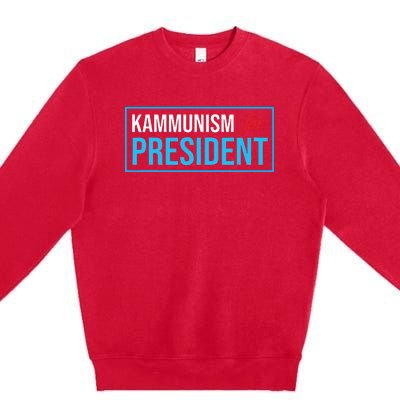 Awesome Kamala Harris Kammunism Communism Harris Walz 2024 Premium Crewneck Sweatshirt