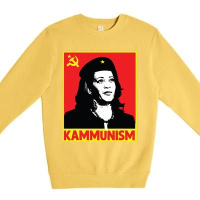 Awesome Kamala Harris Kammunism Communism Harris Walz 2024 Premium Crewneck Sweatshirt