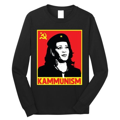 Awesome Kamala Harris Kammunism Communism Harris Walz 2024 Long Sleeve Shirt