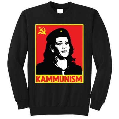 Awesome Kamala Harris Kammunism Communism Harris Walz 2024 Tall Sweatshirt