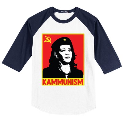 Awesome Kamala Harris Kammunism Communism Harris Walz 2024 Baseball Sleeve Shirt