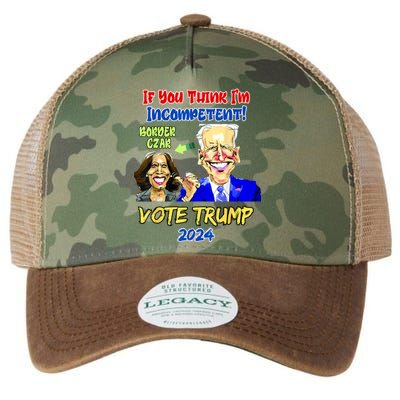 Anti Kamala Harris 2024 Border Czar Incompetent Vote Trump Legacy Tie Dye Trucker Hat