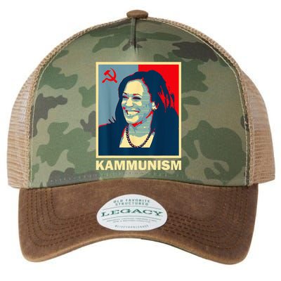 Awesome Kamala Harris Kammunism Communism Harris Walz 2024 Legacy Tie Dye Trucker Hat