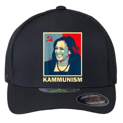 Awesome Kamala Harris Kammunism Communism Harris Walz 2024 Flexfit Unipanel Trucker Cap