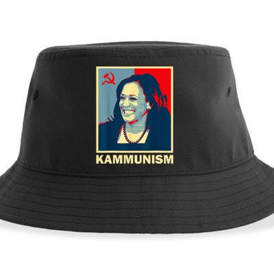 Awesome Kamala Harris Kammunism Communism Harris Walz 2024 Sustainable Bucket Hat