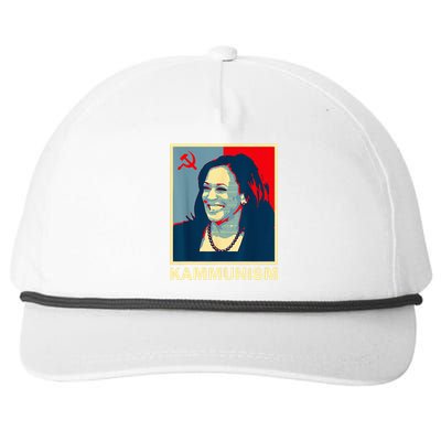 Awesome Kamala Harris Kammunism Communism Harris Walz 2024 Snapback Five-Panel Rope Hat