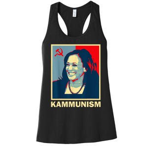 Awesome Kamala Harris Kammunism Communism Harris Walz 2024 Women's Racerback Tank