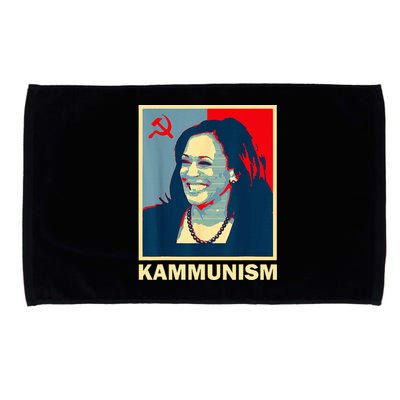 Awesome Kamala Harris Kammunism Communism Harris Walz 2024 Microfiber Hand Towel