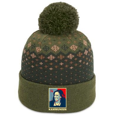 Awesome Kamala Harris Kammunism Communism Harris Walz 2024 The Baniff Cuffed Pom Beanie