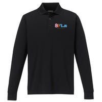 Anti Kamala Harris Fun Cool Zillennial Style 86 La Performance Long Sleeve Polo