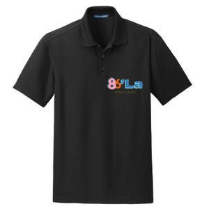 Anti Kamala Harris Fun Cool Zillennial Style 86 La Dry Zone Grid Polo