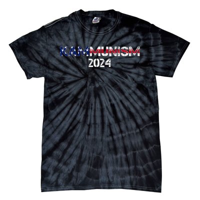 Awesome Kamala Harris Kammunism Communism Harris Walz 2024 Tie-Dye T-Shirt