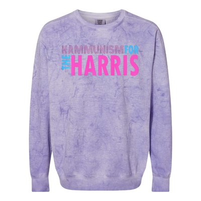 Awesome Kamala Harris Kammunism Communism Harris Walz 2024 Premium Colorblast Crewneck Sweatshirt