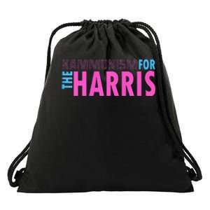 Awesome Kamala Harris Kammunism Communism Harris Walz 2024 Premium Drawstring Bag