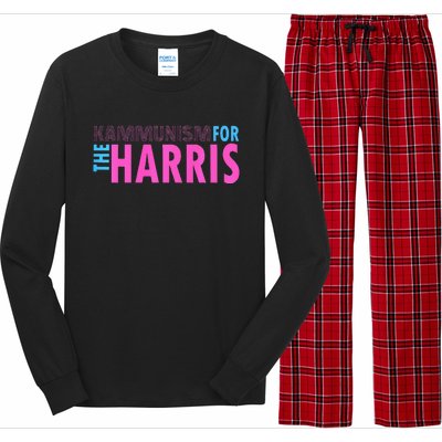 Awesome Kamala Harris Kammunism Communism Harris Walz 2024 Premium Long Sleeve Pajama Set