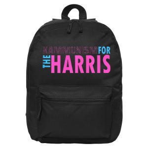 Awesome Kamala Harris Kammunism Communism Harris Walz 2024 Premium 16 in Basic Backpack