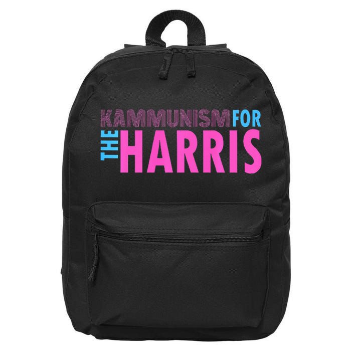 Awesome Kamala Harris Kammunism Communism Harris Walz 2024 Premium 16 in Basic Backpack