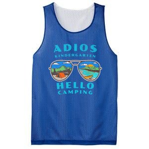 Adios Kindergarten Hello Camping Who Love To Camp Gift Mesh Reversible Basketball Jersey Tank