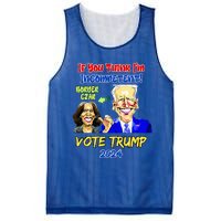 Anti Kamala Harris 2024 Border Czar Incompetent Vote Trump Mesh Reversible Basketball Jersey Tank