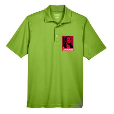 Anti Kamala Harris Kammunist Funny Election Men's Origin Performance Pique Polo