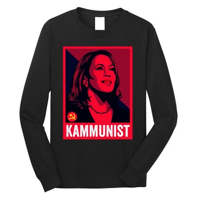 Anti Kamala Harris Kammunist Funny Election Long Sleeve Shirt