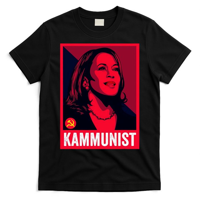 Anti Kamala Harris Kammunist Funny Election T-Shirt