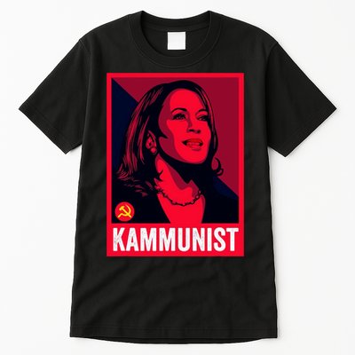 Anti Kamala Harris Kammunist Funny Election Tall T-Shirt