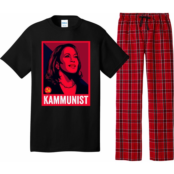 Anti Kamala Harris Kammunist Funny Election Pajama Set