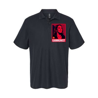 Anti Kamala Harris Kammunist Funny Election Softstyle Adult Sport Polo