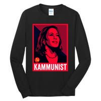 Anti Kamala Harris Kammunist Funny Election Tall Long Sleeve T-Shirt