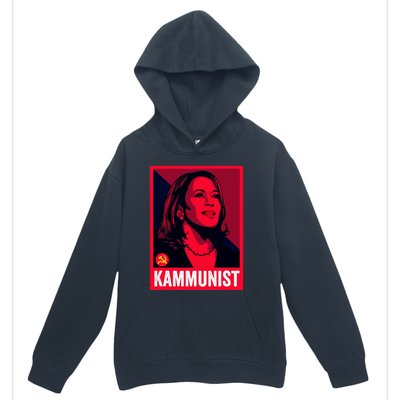 Anti Kamala Harris Kammunist Funny Election Urban Pullover Hoodie