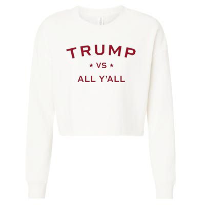 Anti Kamala Harris 24 Pro Trump 2024 Vs All Yall Cropped Pullover Crew