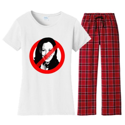 Anti Kamala Harris Cancel Kamala Harris Women's Flannel Pajama Set