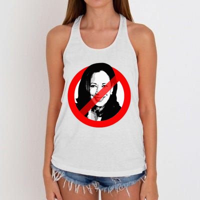 Anti Kamala Harris Cancel Kamala Harris Women's Knotted Racerback Tank