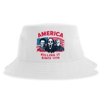 America Killing It Since 1776 Usa Flag Sustainable Bucket Hat