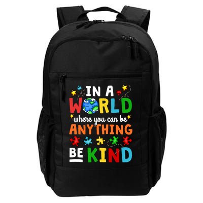 Autism Kindness Inspirational Be Kind Awareness Cute Gift Backpack