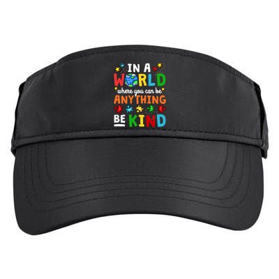Autism Kindness Inspirational Be Kind Awareness Cute Gift Adult Drive Performance Visor